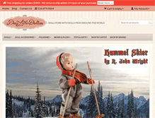 Tablet Screenshot of dearlittledolliesltd.com